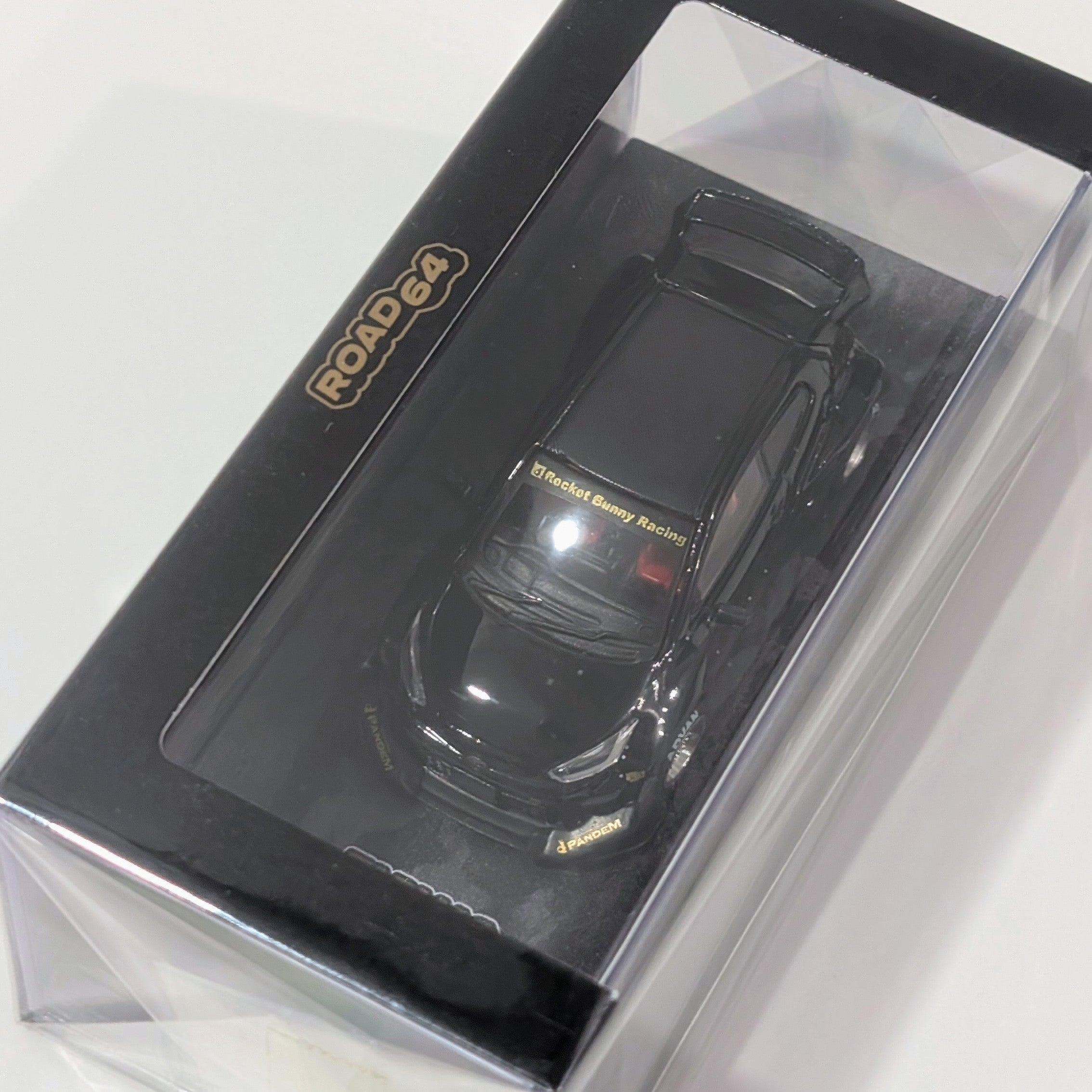 Tarmac Works - ROAD64 1/64 Pandem Toyota GR Yaris Black T64R-080-BK
