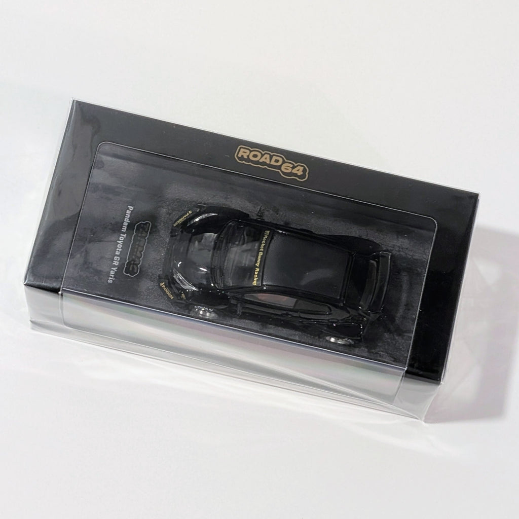 Tarmac Works - ROAD64 1/64 Pandem Toyota GR Yaris Black T64R-080-BK