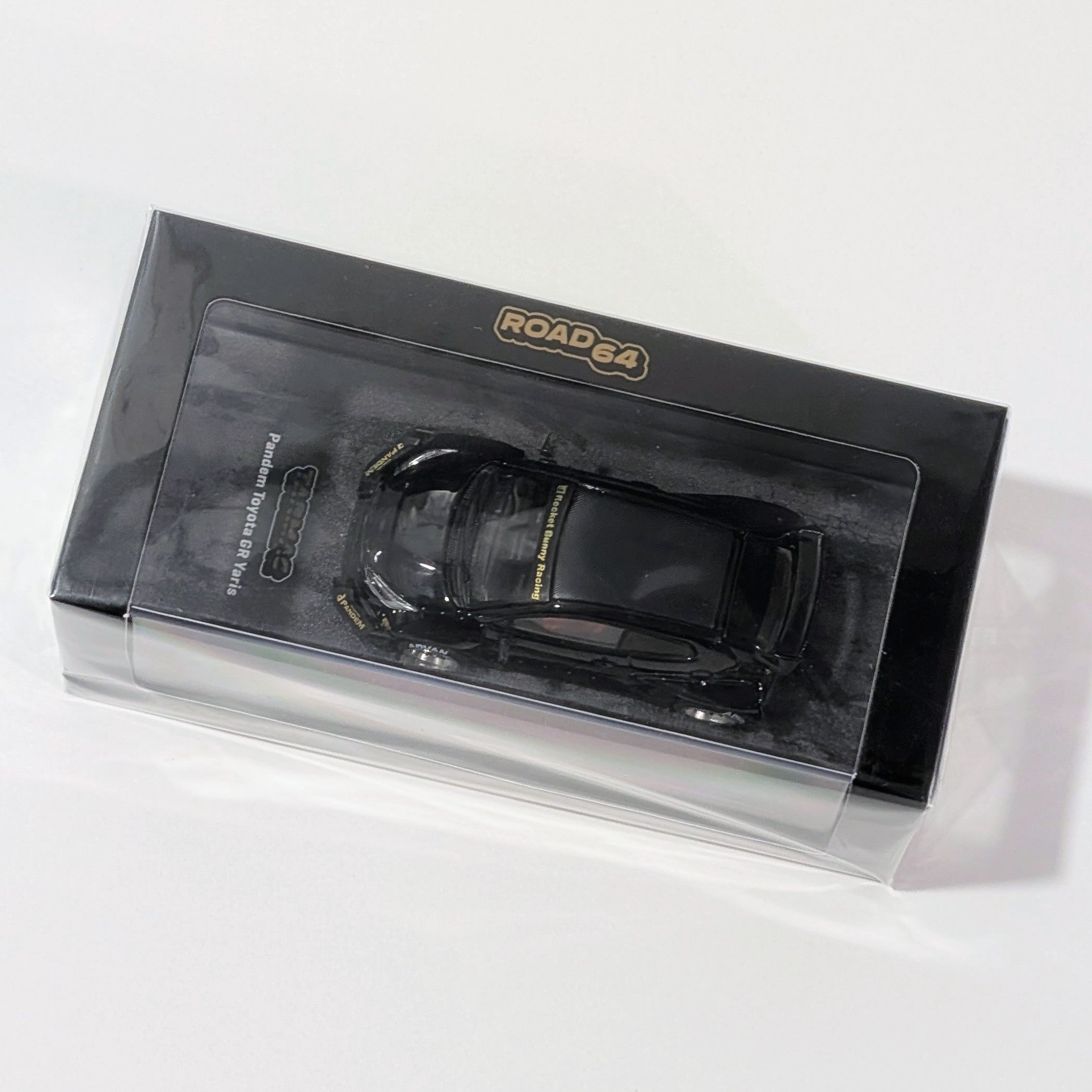 Tarmac Works - ROAD64 1/64 Pandem Toyota GR Yaris Black T64R-080-BK