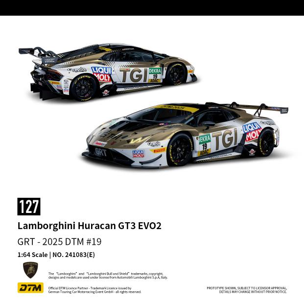 Trends Hobby 1/64 Lamborghini Huracan GT3 EVO2 - DTM 2025 #19