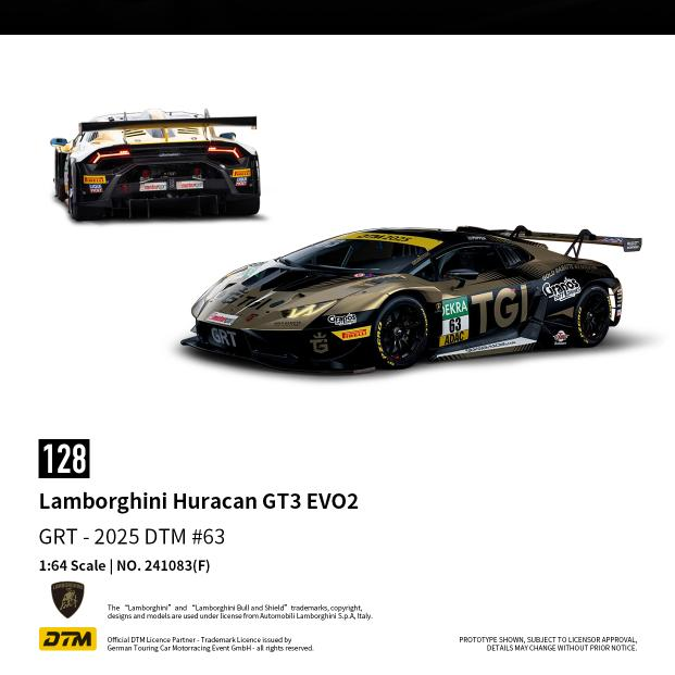 Trends Hobby 1/64 Lamborghini Huracan GT3 EVO2 - DTM 2025 #19