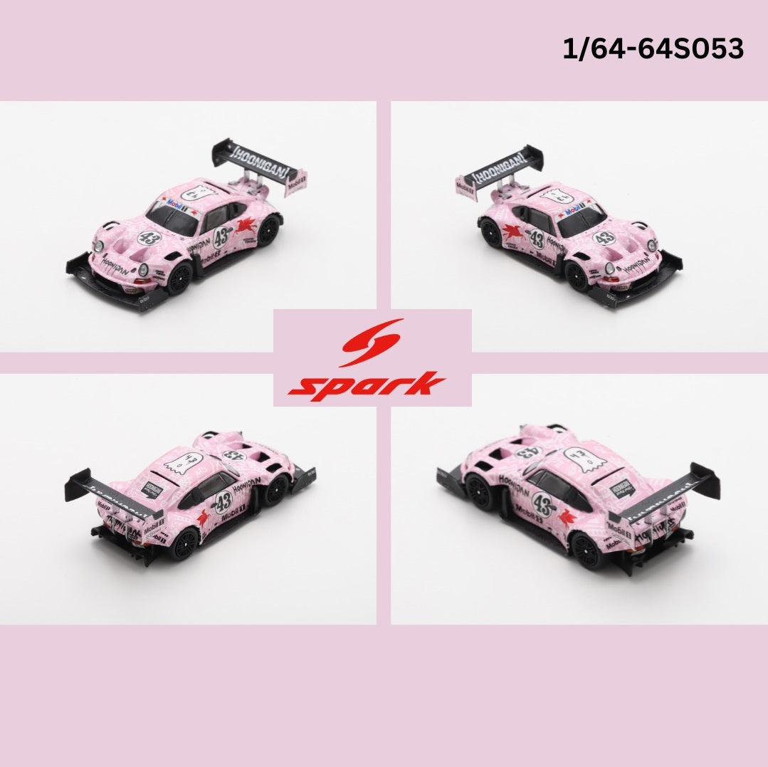 SPARK - 1/64 HOONIPIGASUS 911 No.43 Pikes Peak 2022 Ken Block 64S053 - FINAL BATCH