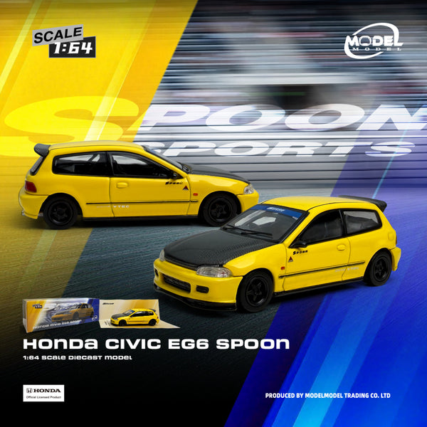 MODELMODEL 1/64 Honda Civic EG6 Spoon (Paper Box)