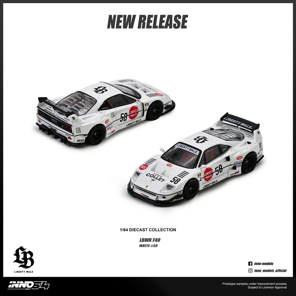 INNO64 1/64 LBWK F40  WHITE