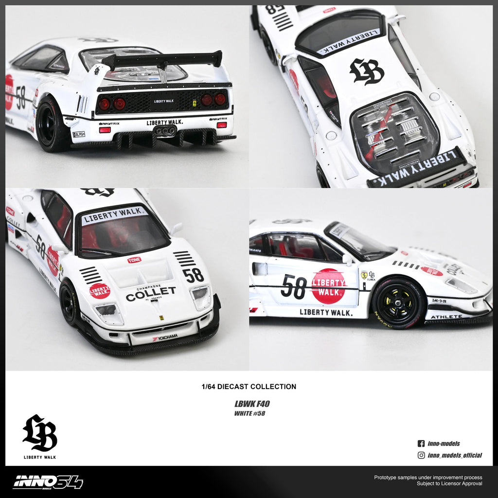 INNO64 1/64 LBWK F40  WHITE