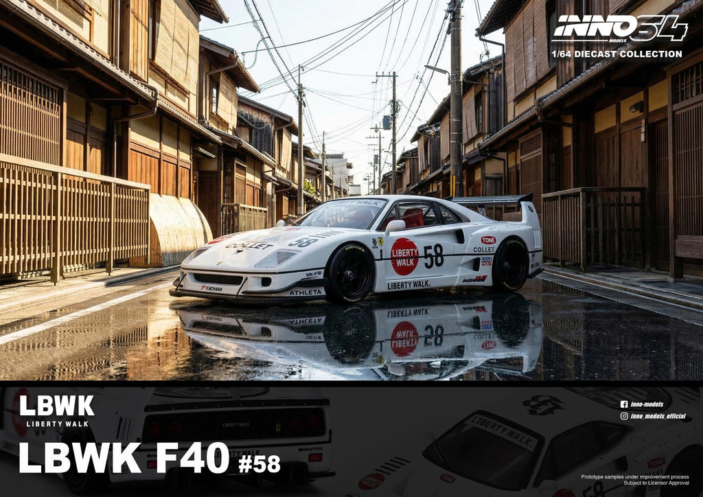 INNO64 1/64 LBWK F40  WHITE