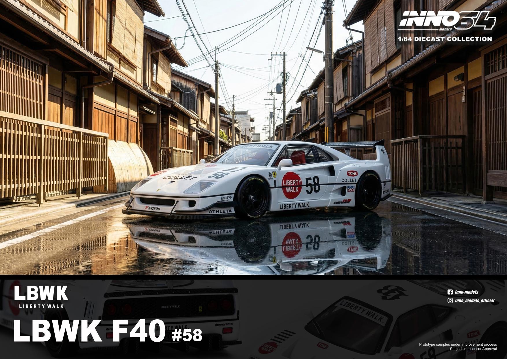 INNO64 1/64 LBWK F40  WHITE