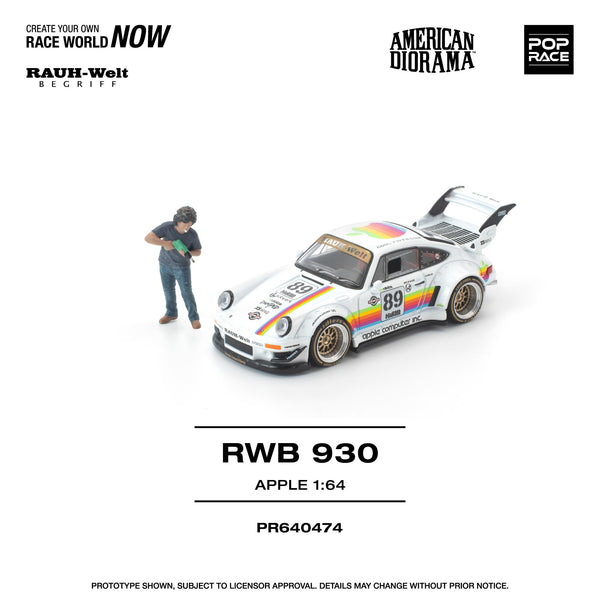 POP RACE RWB 930 APPLE 1:64