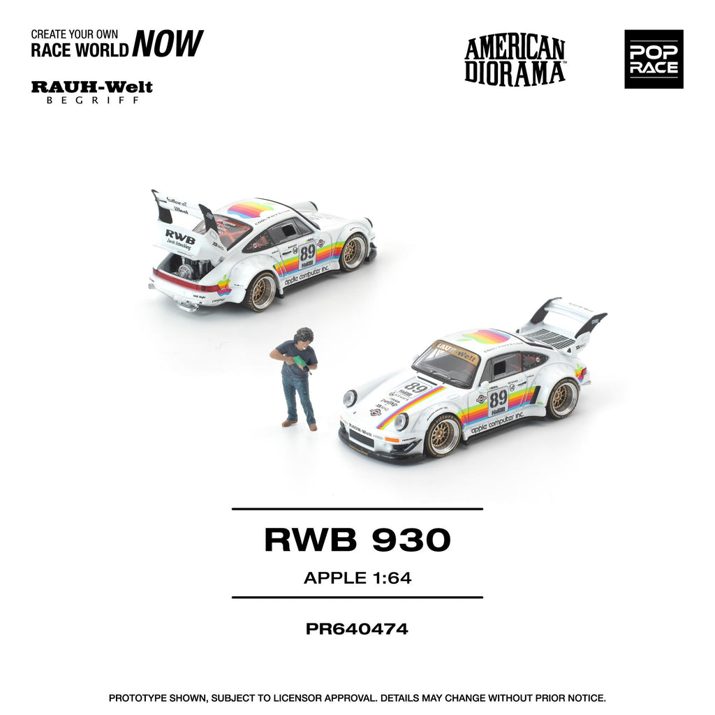 POP RACE RWB 930 APPLE 1:64