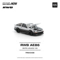 POPRACE 1/64 RWB AE86 WHITE BLACK