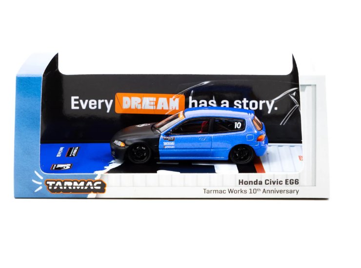 TARMAC WORKS HOBBY64 1/64 Honda Civic EG6 Tarmac Works 10th Anniversary