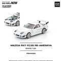 POPRACE 1/64 MAZDA RX7 FC3S RE-AMEMIYA WHITE PR640260