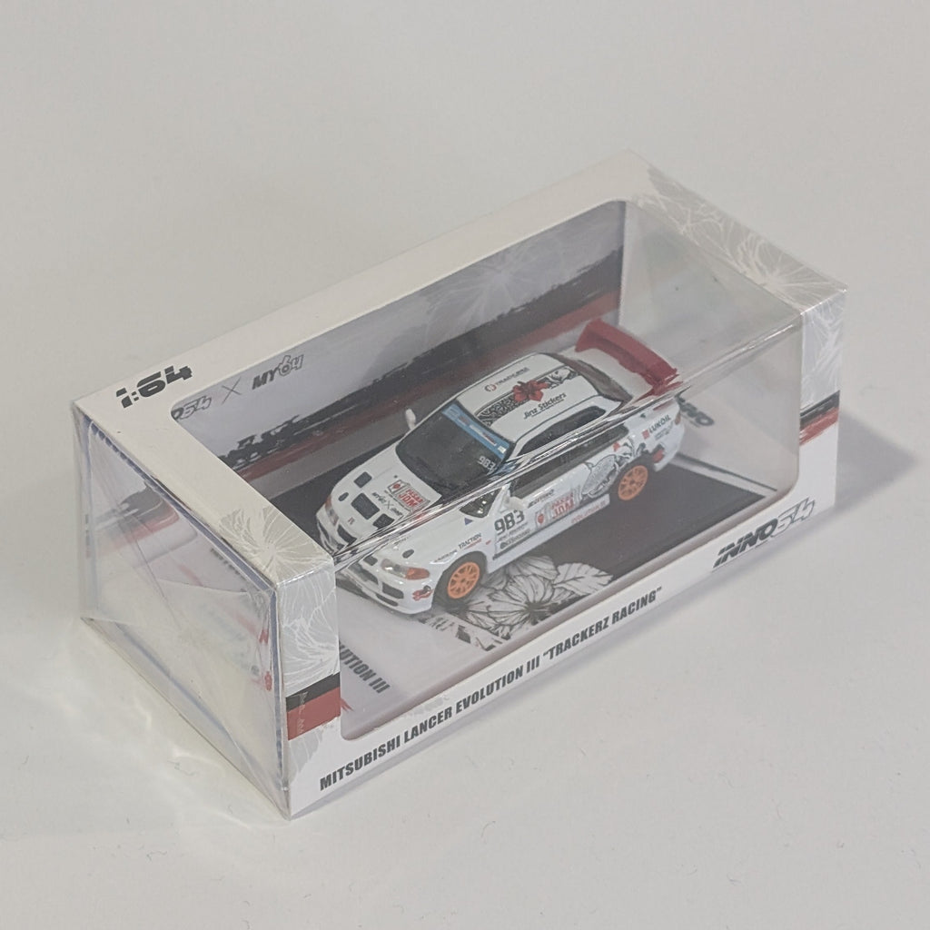 INNO64 1/64 MITSUBISHI LANCER EVOLUTION III "TRACKERZ RACING” Malaysia Special Edition IN64-EVOIII-TRACKERZ