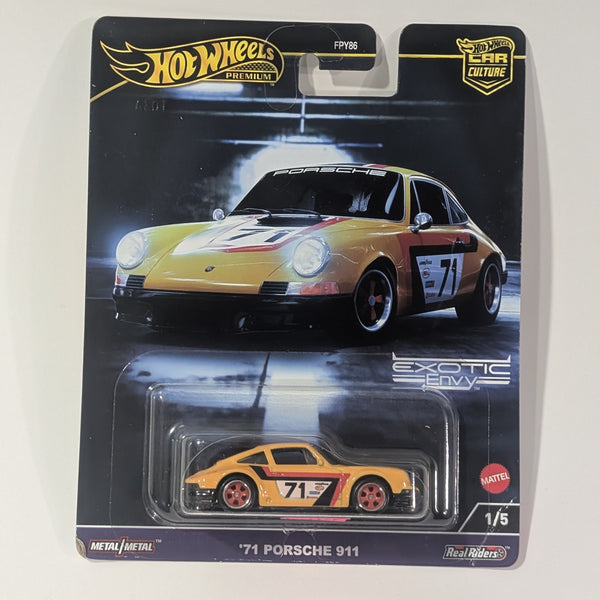HOT WHEELS PREMIUM - 71 PORSCHE 911