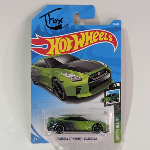 HOT WHEELS - 2017 NISSAN GTR - GUACZILLA