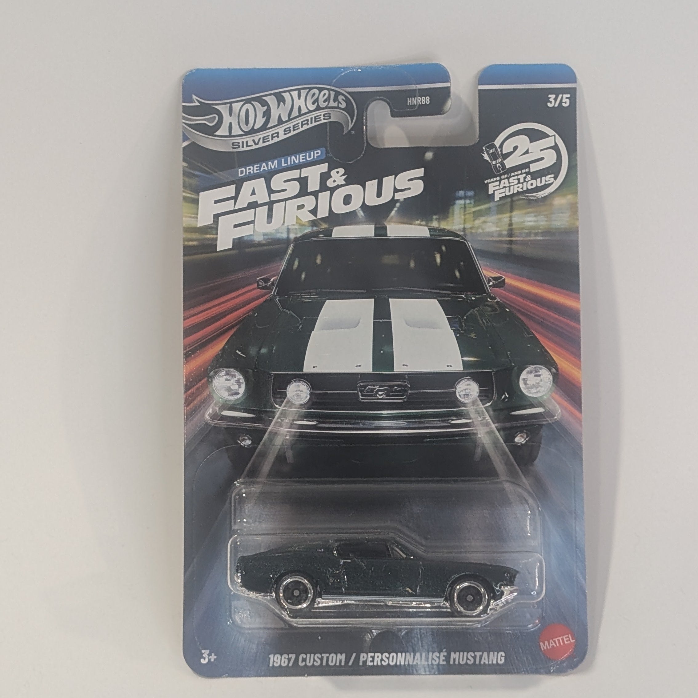HOT WHEELS DREAM LINE UP  FAST FURIOUS COLLECTION 5 PEICE