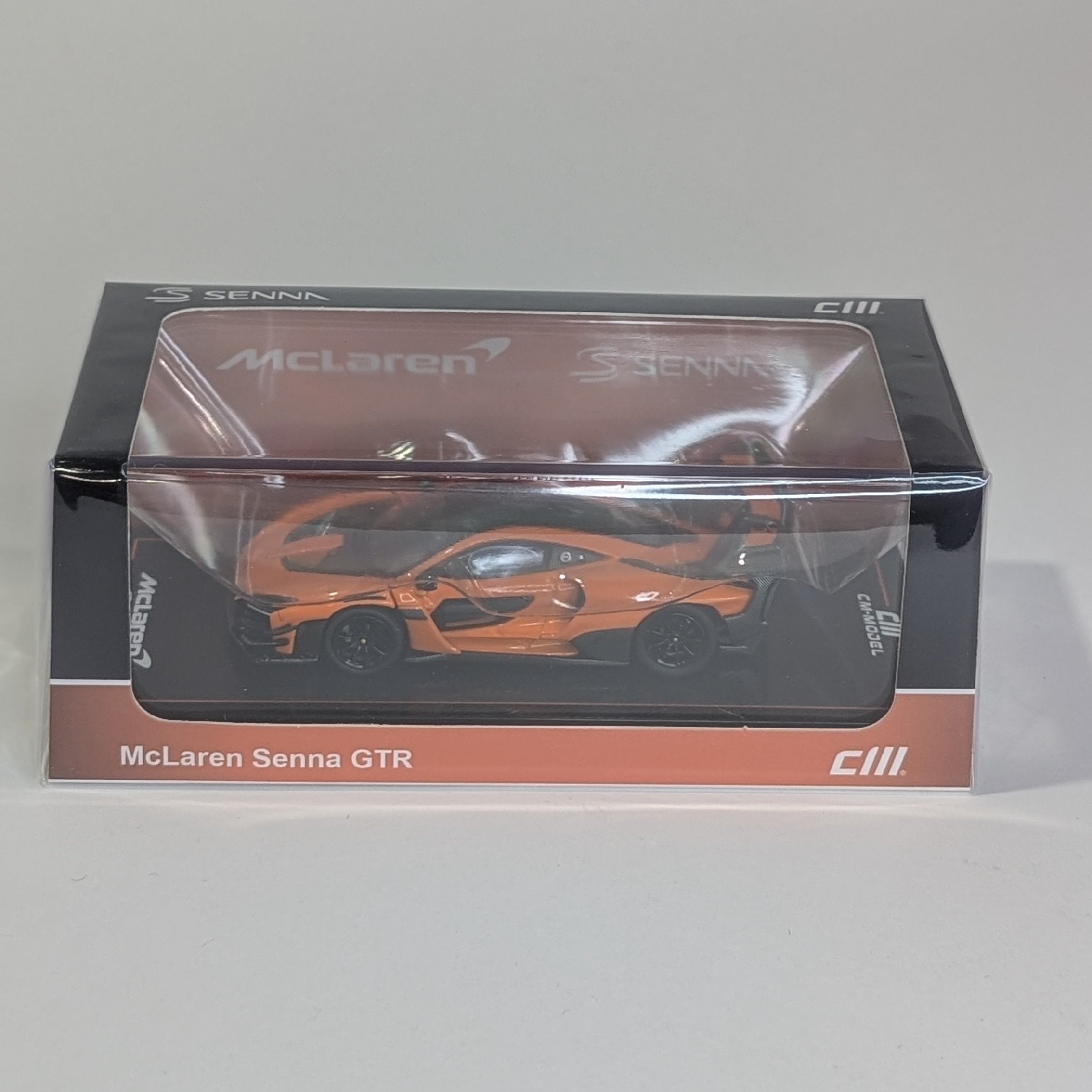 CM MODEL 1/64 Mclaren Senna GTR Papaya Orange GTR CM64-SennaGTR-04