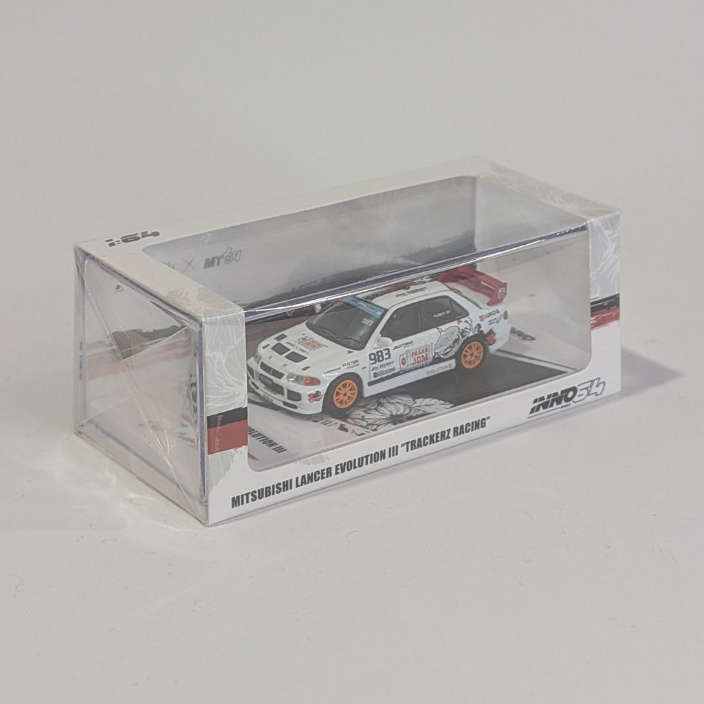 INNO64 1/64 MITSUBISHI LANCER EVOLUTION III "TRACKERZ RACING” Malaysia Special Edition IN64-EVOIII-TRACKERZ