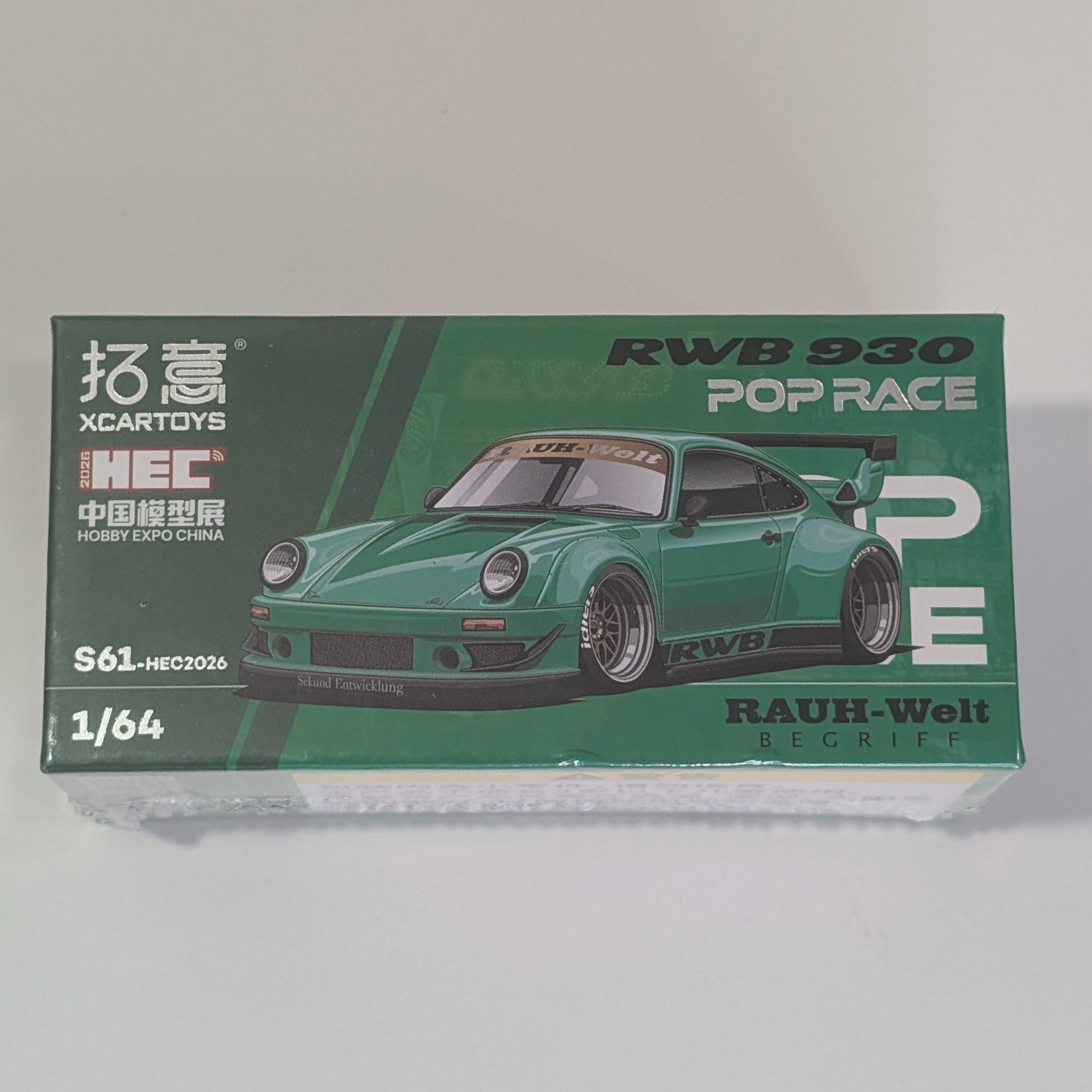 POPRACE 1/64 RWB 930 Green HEC 2026